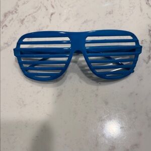 Blue Shutter Shades Sunglasses